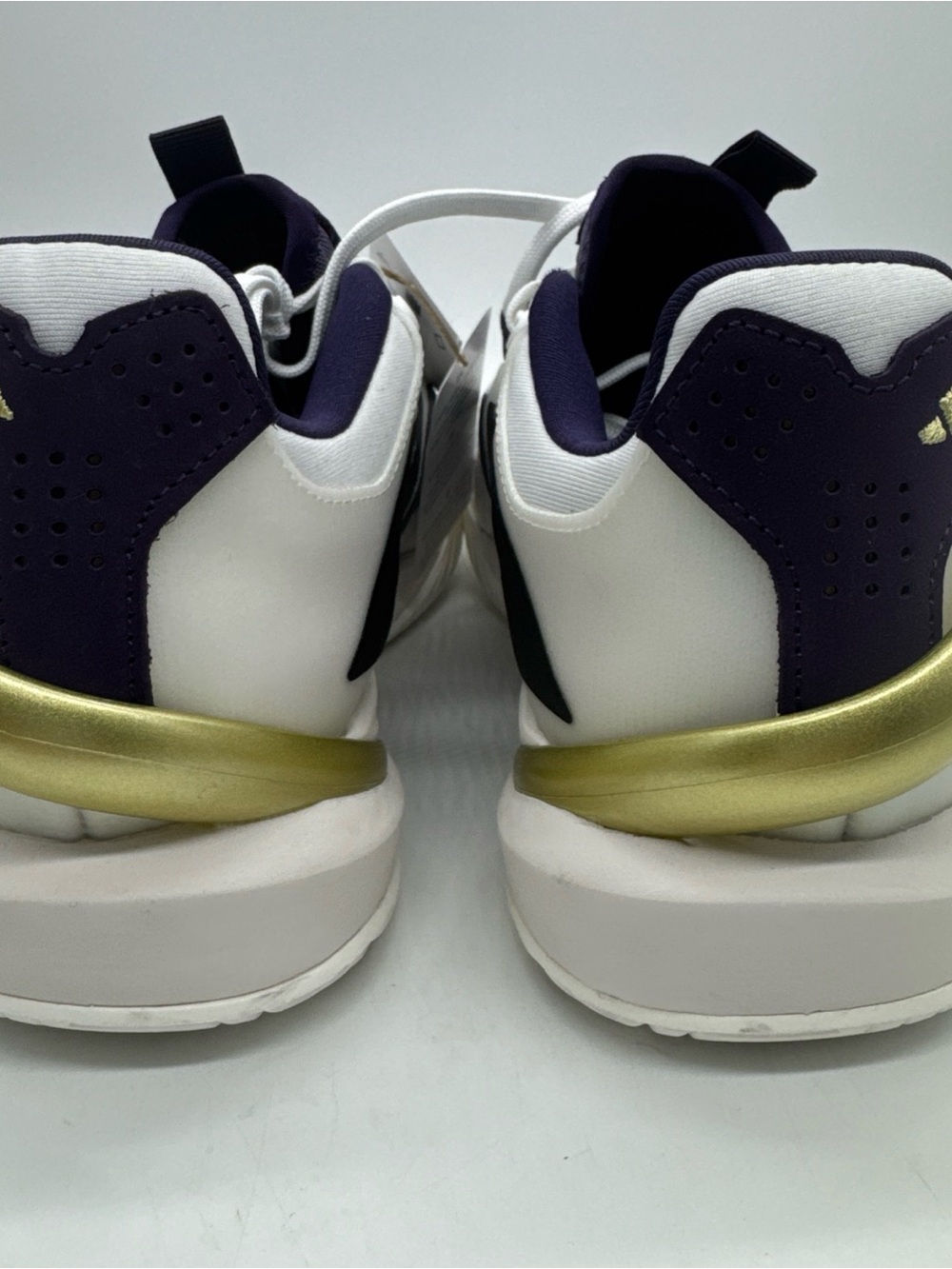 Adidas Men's Adizero Cybersonic Tennis Shoes White Purple Gold Size 10 JQ5382 - Picture 7 of 8